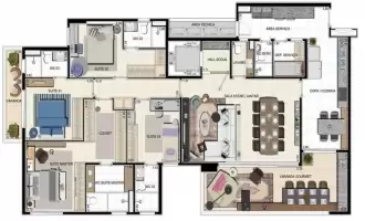 Conheça Apartamento a venda, Adrianópolis, Manaus, AM. - AM20001 - 19 Apartamento a venda, Adrianópolis, Manaus, AM. - AM20001 - 19