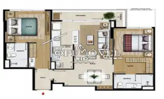 Apartamento 2 quartos à venda Barra da Tijuca - R$ 631.000 - RJ22021 - 21