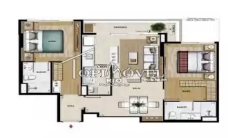 Apartamento 2 quartos à venda Barra da Tijuca - R$ 748.000 - RJ22022 - 17