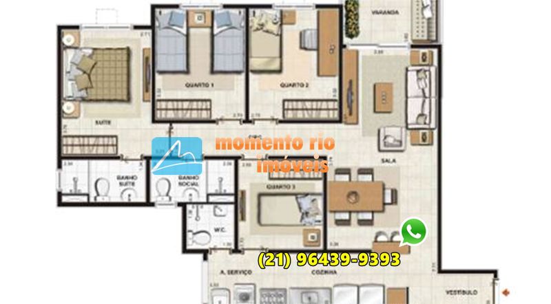 Apartamento À VENDA, BARRA DA TIJUCA, Camorim, Rio de Janeiro, RJ - MRI 4023 - 10