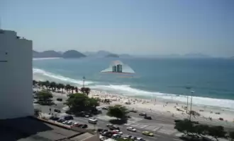 Conjugado vista lateral mar de Copacabana - TEMP0003C - 8