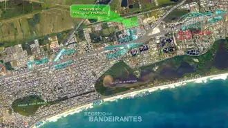 Foto aérea do Condomínio Parc Des Palmiers - Lote de 325 m² no Cond. Parc Des Palmiers - Recreio dos Bandeirantes (15000-122) - 15000-122 - 12