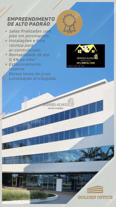 Sala Comercial 98m² à venda SCLRN 715,Brasília,DF - R$ 1.241.937 - 001GOLDEN - 10
