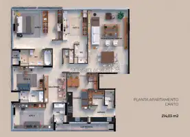 4 Suítes no setor Noroeste - Apartamento 4 quartos à venda Brasília,DF - R$ 3.102.976 - 003HS - 6
