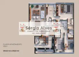 Apartamento 4 quartos à venda Brasília,DF - R$ 3.102.976 - 004HS - 37
