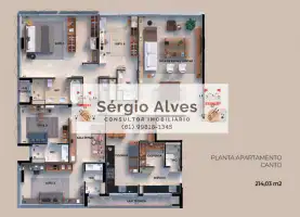 Apartamento 4 quartos à venda Brasília,DF - R$ 3.102.976 - 004HS - 38