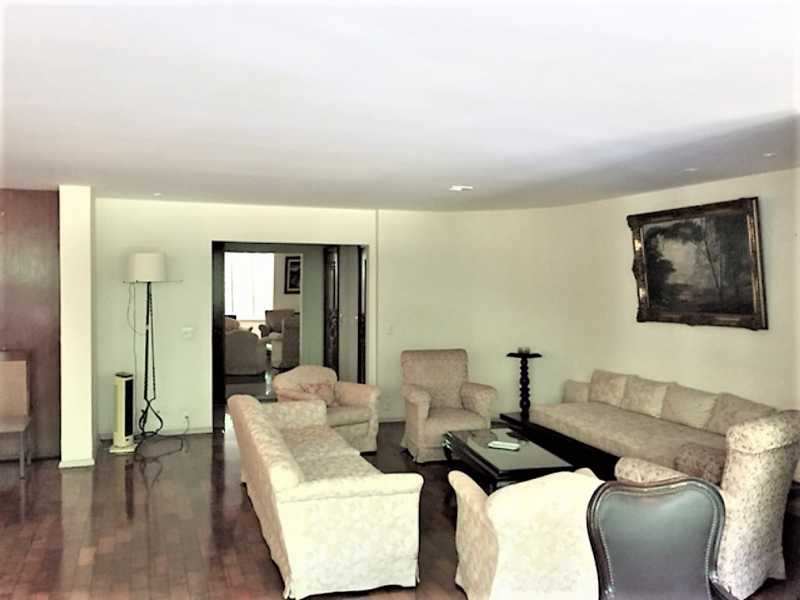 living room 1 - Apartamento à venda Praia de Botafogo,Botafogo, Zona Sul,Rio de Janeiro - R$ 1.750.000 - 4-6335 - 3