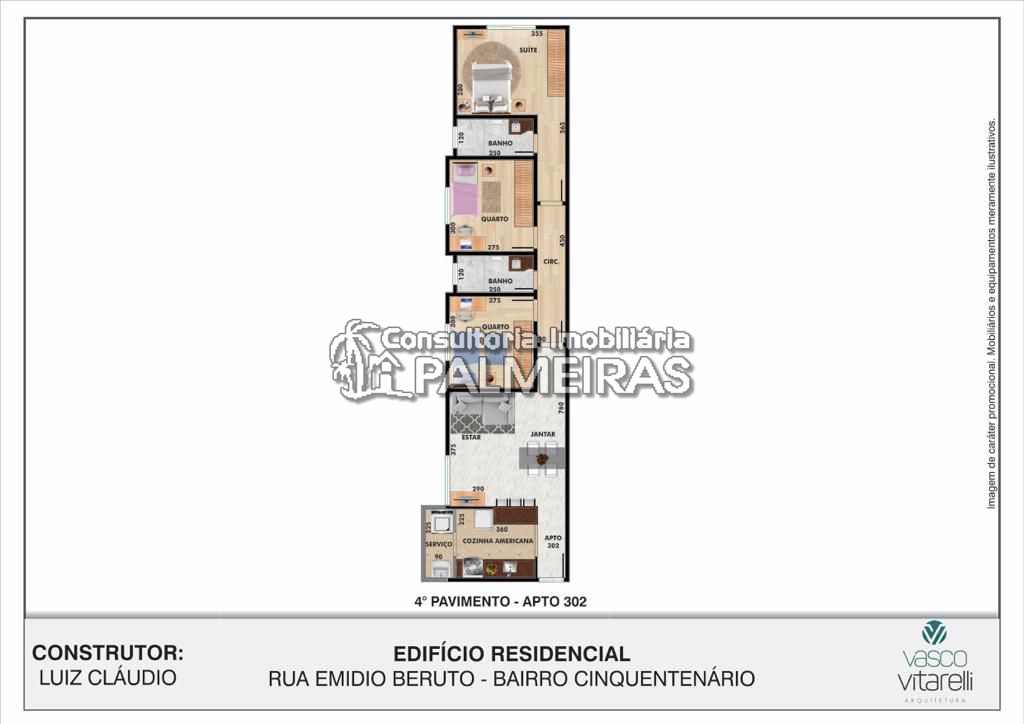 Conheça Apartamento 3 quartos à venda Cinquentenário, OESTE,Belo Horizonte - R$ 300.000 - IP-160 - 2 Apartamento 3 quartos à venda Cinquentenário, OESTE,Belo Horizonte - R$ 300.000 - IP-160 - 2